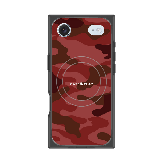 Premium Square Case with MagSafe［ Camouflage - Red ］