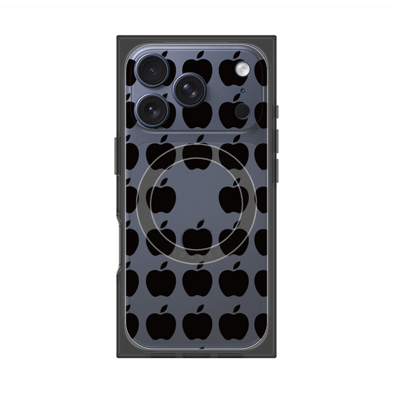 Premium Square Case with MagSafe［ Apple - Black ］