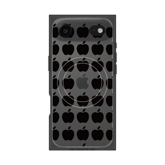 Premium Square Case with MagSafe［ Apple - Black ］