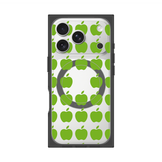 Premium Square Case with MagSafe［ Apple - Green ］