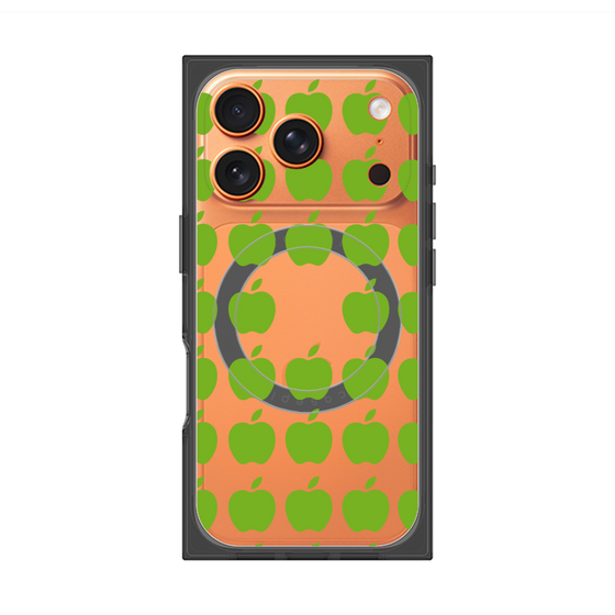 Premium Square Case with MagSafe［ Apple - Green ］