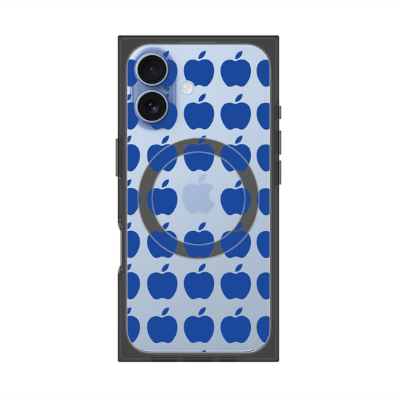 Premium Square Case with MagSafe［ Apple - Blue ］