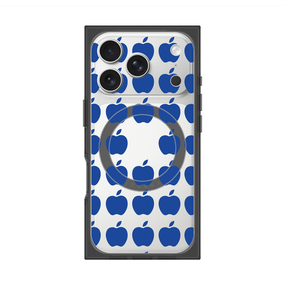 Premium Square Case with MagSafe［ Apple - Blue ］