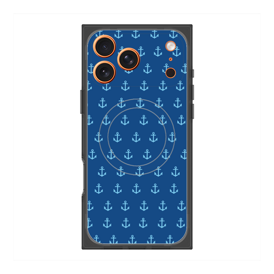Premium Square Case with MagSafe［ Anchor - Blue ］