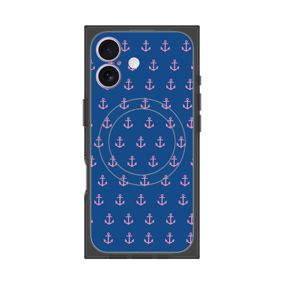 Premium Square Case with MagSafe［ Anchor - Pink ］