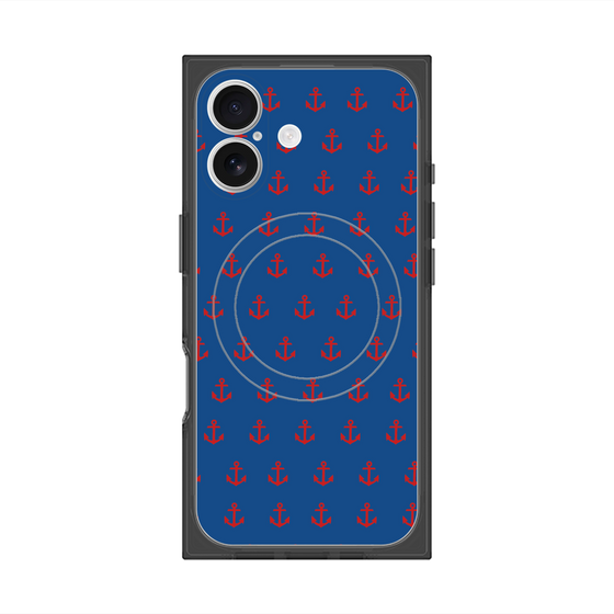 Premium Square Case with MagSafe［ Anchor - Red ］