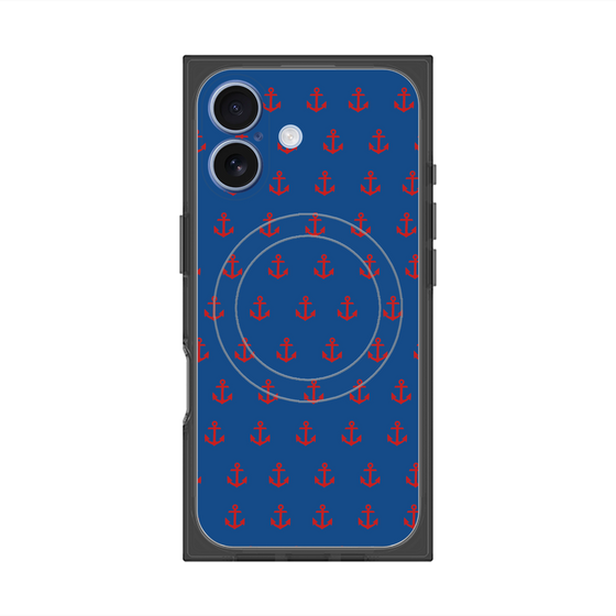 Premium Square Case with MagSafe［ Anchor - Red ］