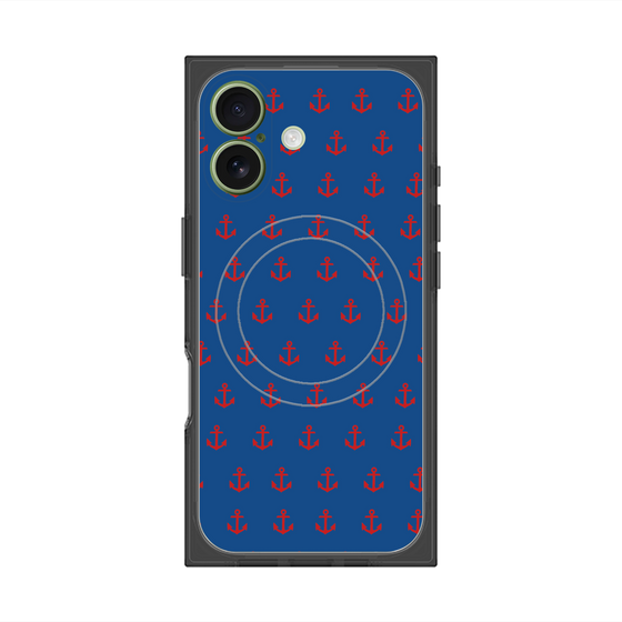 Premium Square Case with MagSafe［ Anchor - Red ］