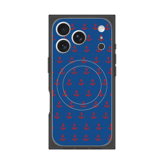 Premium Square Case with MagSafe［ Anchor - Red ］