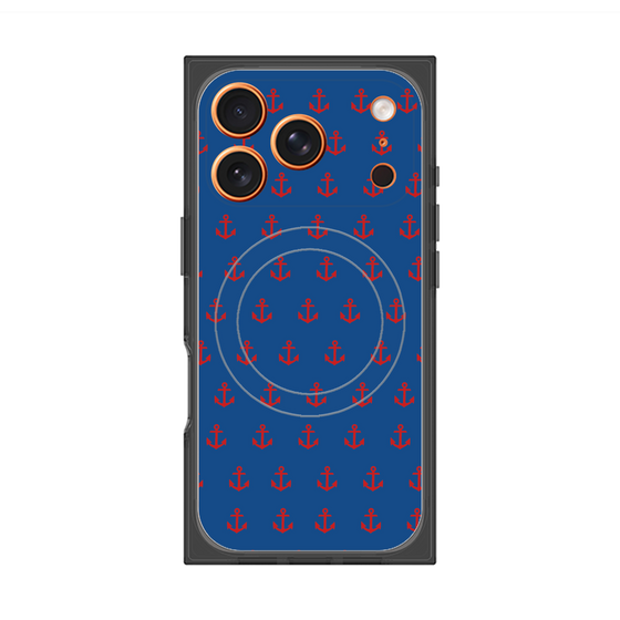 Premium Square Case with MagSafe［ Anchor - Red ］