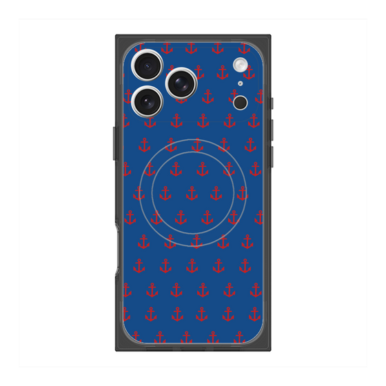 Premium Square Case with MagSafe［ Anchor - Red ］