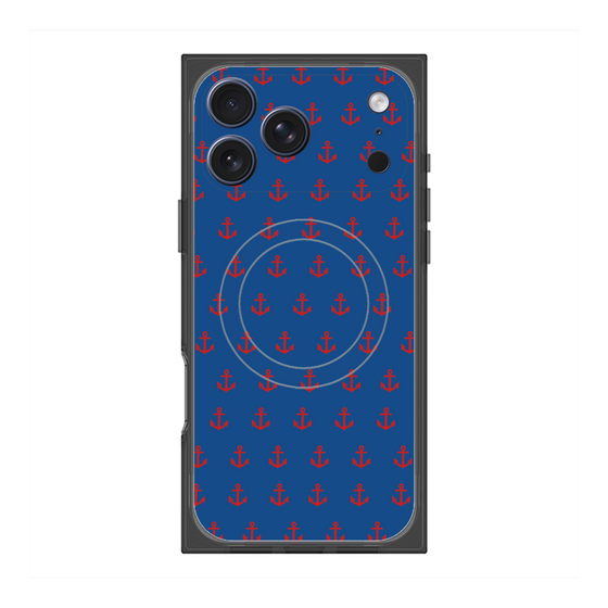 Premium Square Case with MagSafe［ Anchor - Red ］