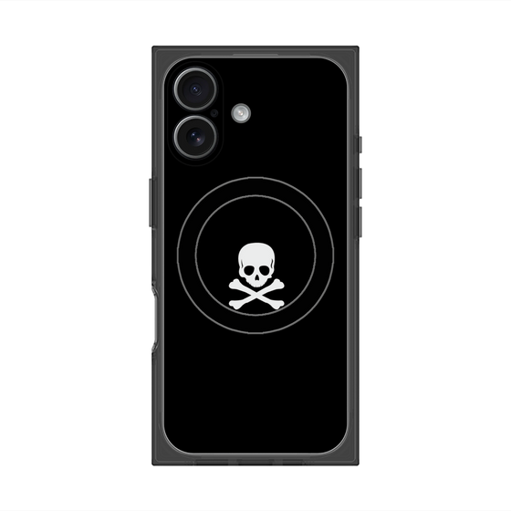 Premium Square Case with MagSafe［ Skull - Black ］