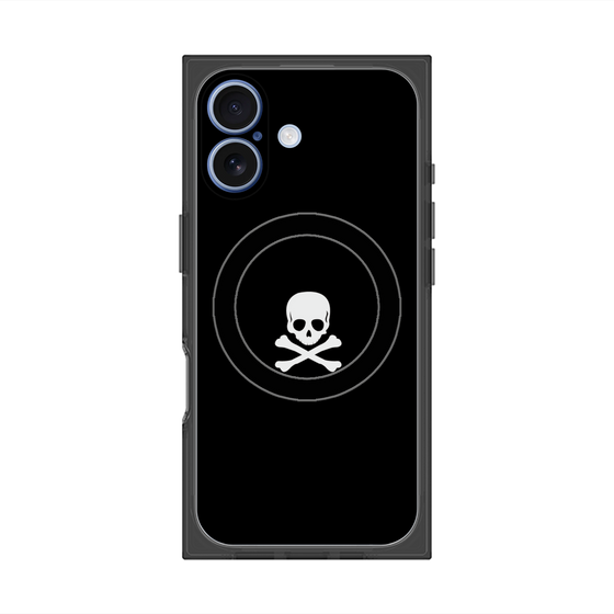 Premium Square Case with MagSafe［ Skull - Black ］