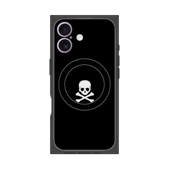 Premium Square Case with MagSafe［ Skull - Black ］