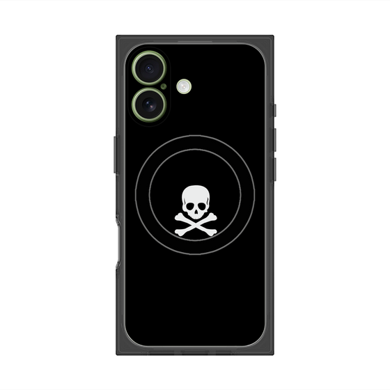 Premium Square Case with MagSafe［ Skull - Black ］