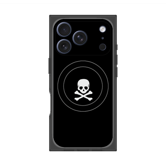 Premium Square Case with MagSafe［ Skull - Black ］
