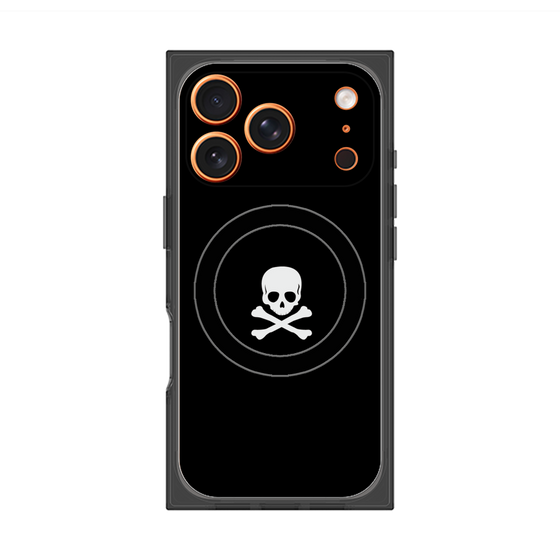 Premium Square Case with MagSafe［ Skull - Black ］
