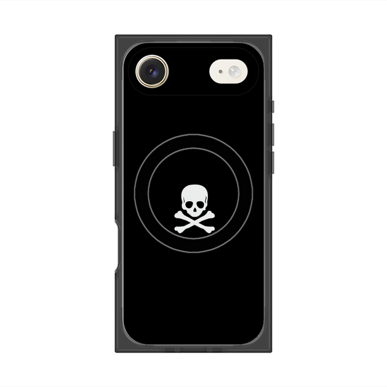 Premium Square Case with MagSafe［ Skull - Black ］