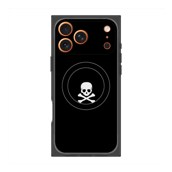 Premium Square Case with MagSafe［ Skull - Black ］