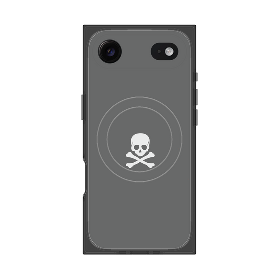 Premium Square Case with MagSafe［ Skull - Gray ］