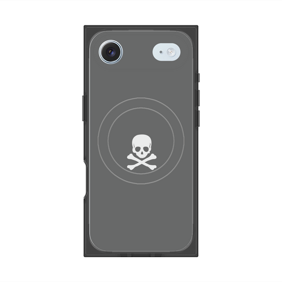 Premium Square Case with MagSafe［ Skull - Gray ］