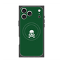 Premium Square Case with MagSafe［ Skull - Green ］