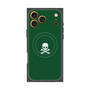 Premium Square Case with MagSafe［ Skull - Green ］