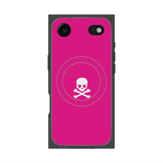 Premium Square Case with MagSafe［ Skull - Pink ］