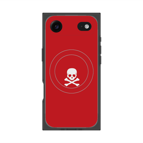 Premium Square Case with MagSafe［ Skull - Red ］