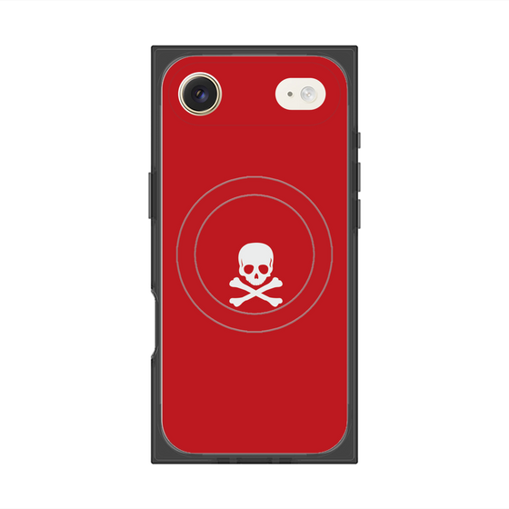 Premium Square Case with MagSafe［ Skull - Red ］