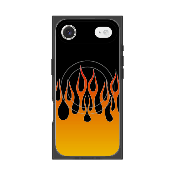 Premium Square Case with MagSafe［ Flame - Orange ］