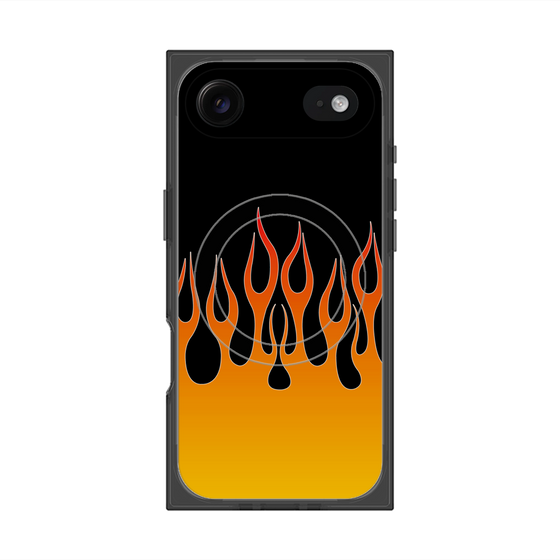 Premium Square Case with MagSafe［ Flame - Orange ］