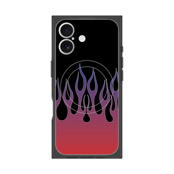 Premium Square Case with MagSafe［ Flame - Red ］