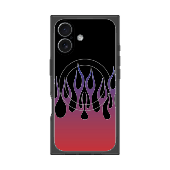 Premium Square Case with MagSafe［ Flame - Red ］