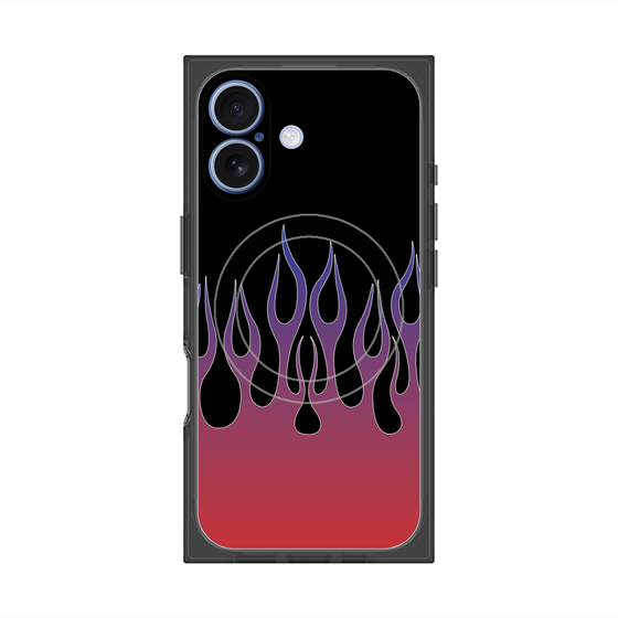 Premium Square Case with MagSafe［ Flame - Red ］