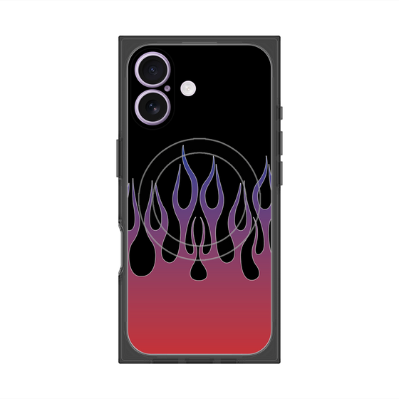 Premium Square Case with MagSafe［ Flame - Red ］