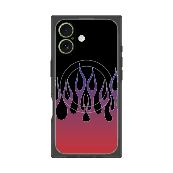 Premium Square Case with MagSafe［ Flame - Red ］