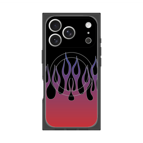 Premium Square Case with MagSafe［ Flame - Red ］