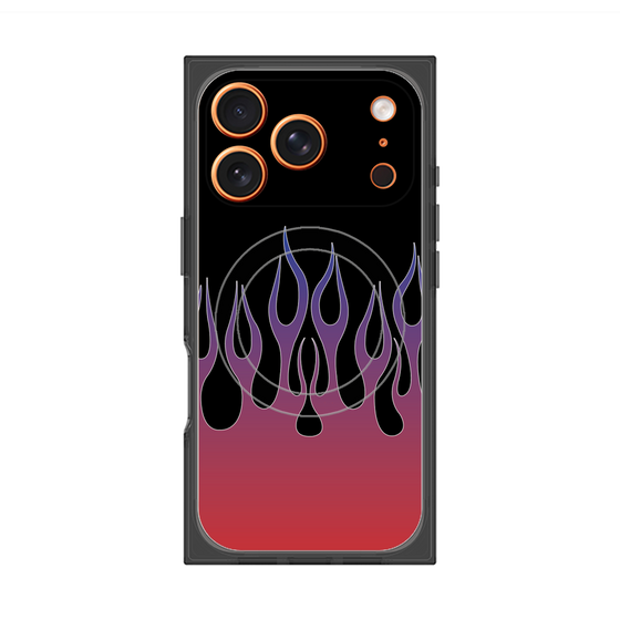 Premium Square Case with MagSafe［ Flame - Red ］