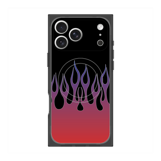 Premium Square Case with MagSafe［ Flame - Red ］