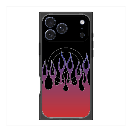 Premium Square Case with MagSafe［ Flame - Red ］