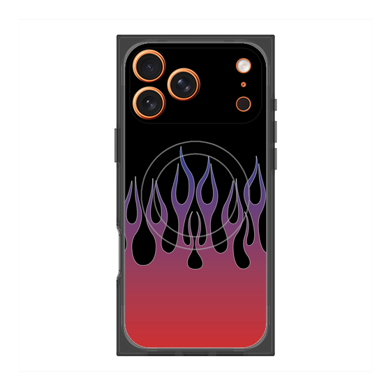 Premium Square Case with MagSafe［ Flame - Red ］