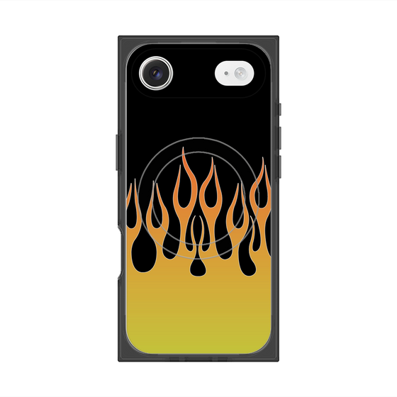 Premium Square Case with MagSafe［ Flame - Yellow ］