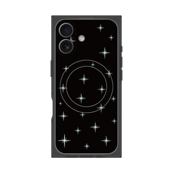 Premium Square Case with MagSafe［ Glitter - Black ］