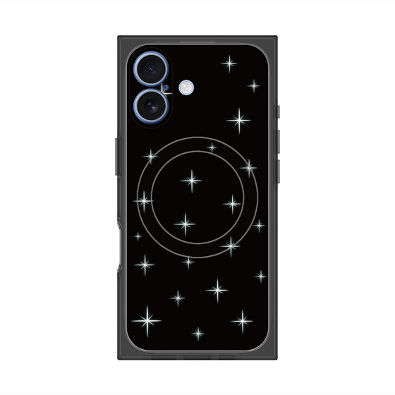 Premium Square Case with MagSafe［ Glitter - Black ］