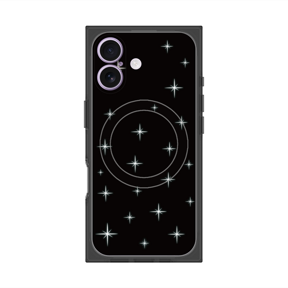 Premium Square Case with MagSafe［ Glitter - Black ］