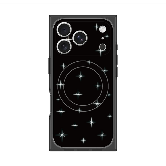 Premium Square Case with MagSafe［ Glitter - Black ］