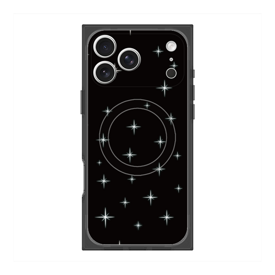 Premium Square Case with MagSafe［ Glitter - Black ］