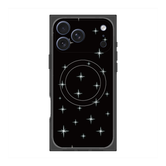 Premium Square Case with MagSafe［ Glitter - Black ］